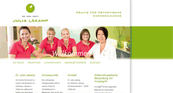 Desktop Screenshot of dr-laekamp.de